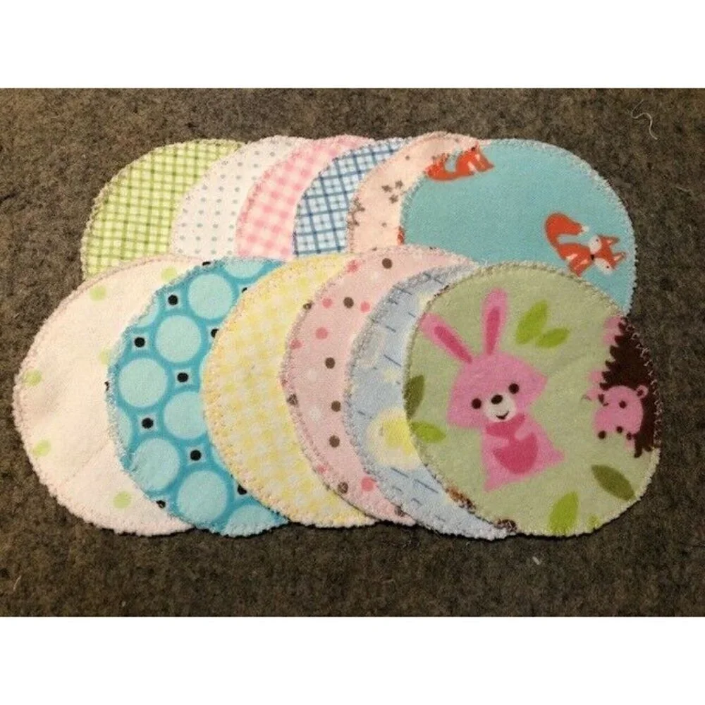 Cotton Reusable Makeup Remover Pads Wipes Washable Facial Rounds H…